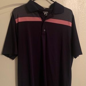 Navy FootJoy Golf Polo - Medium
